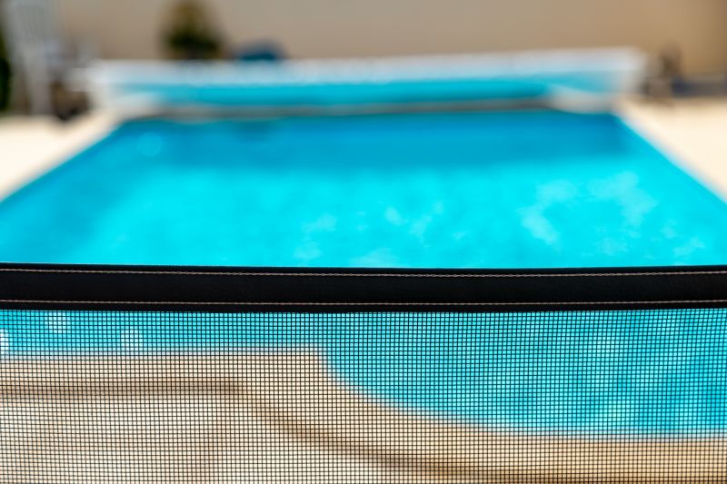 Pet-Proof Mesh Pool Barrier
