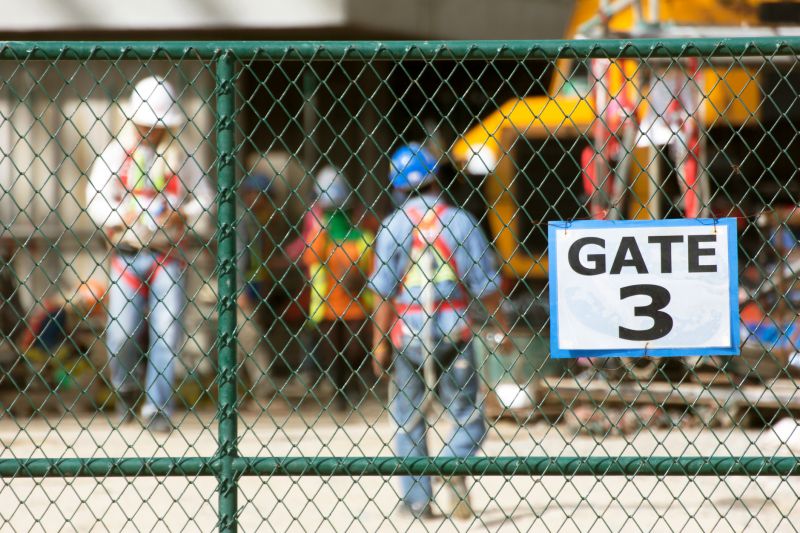 Chain Link Gate Assembly